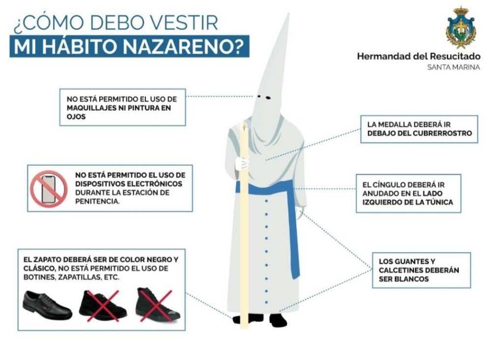 Hábito de nazareno Resucitado Córdoba